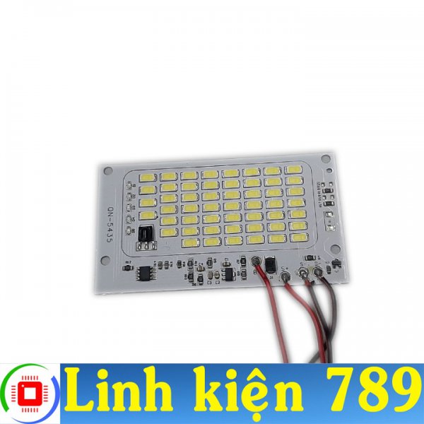 Bộ mạch đèn LED năng lượng mặt trời 25W gồm mạch và remote